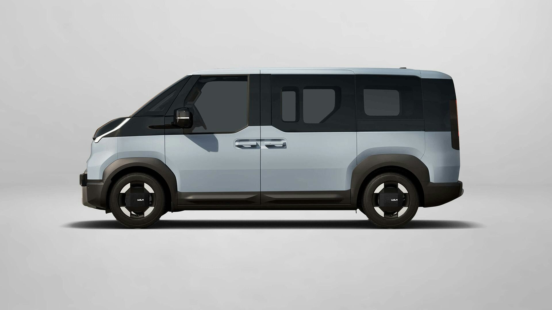 Seitenansicht des Kia PV5 Passenger