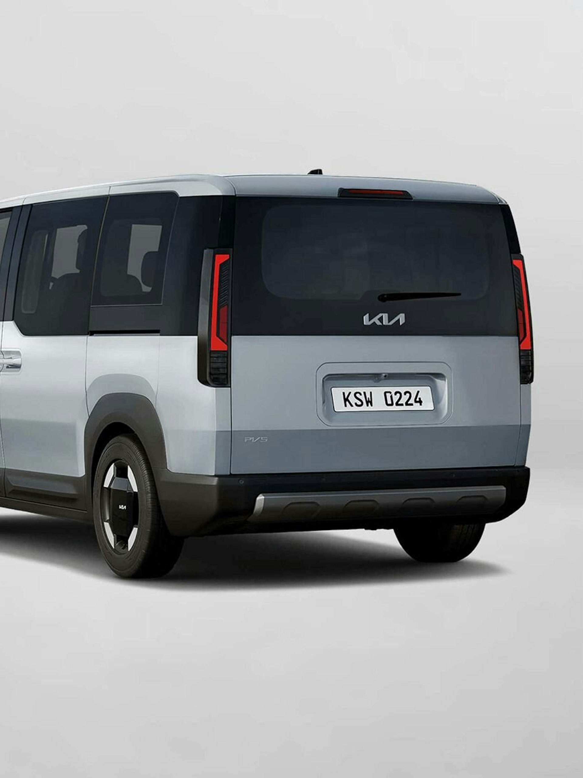 Heckansicht des Kia PV5 Passenger